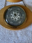 Vintage Mid Century Swift And Anderson Wood Hanging Trio Barometer Temp Humidity