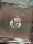 1944- D Mercury Dime Icg Ms63