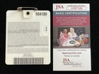 Charl Schwartzel Signed 2011 Masters Badge Jsa Coa Champion Golf Ticket