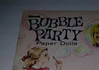 Vintage Whitman Bubble Party Paper Dolls Book Uncut Original