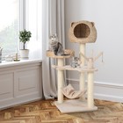 5-level Cat Tree With Condo  Hammock  Rotating Toys - Scratching Post  Durable