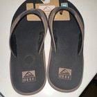 Reef Fanning Men s Flip Flop Sandals Brown black Slip-on Us 11 Eu 44