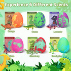 Bath Bombs For Kids With Surprise Toys Inside - Xxl Dinosaur Toys Bath Bomb Eggs