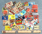 Lot Of 45 Foreign Matchbox Labels Vintage Worldwide Assorted Safety Match Labels