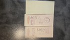  3  Railroad Cashed Checks 2-pa 1920 15 1- Mich blank Manistee norgh Eastern Rr 