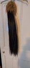 Black Real Horse Hair On Hide Tail  Ready Use In Rocking Horse Restorationist 