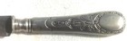 Antique Art Nouveau Solid Silver Marked And Contrasted Cheese Knife