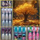Nail Bliss  dashing Diva  Glue-on Nails  Choose Your Style s   Qty Discounts 