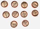 Cigarette Pinback Perfection Antique Vintage Pin Buttons Lot 10