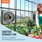 Uimoso Shutter Exhaust Fan Shop Exhaust Fan 24   Wall Mounted Aluminum 3320 Cfm