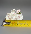 Vintage Miniature Porcelain Tea Set Used Decorative