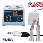 Dental Lab Electric Micromotor Marathon contra Angle straight Handpiece burs Fx