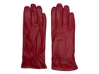 Womens Genuine Nappa Sheepskin Leather Lined Gloves   decorative Buckle 