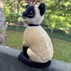 Vintage Dakin Siamese Cat Applause Plush Stuffed Animal 1980 Vtg