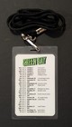 Green Day 99 Revolutions Tour Holographic All Access Pass 100  Authentic