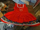 Girls German Dirndl Oktoberfest Dress Lot Sizes 92   98 Embroidered Beautiful 