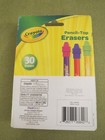 Crayola Pencil Top Erasers 30 Count  Crayon Tip  New     See Notes
