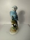 Vintage Lefton Parakeet Hand-painted Bird Figurine  kw465 Excellent Condition