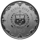 2022 Samoa Silver 1 Oz Mermaid Bu Coin