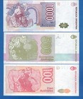 Argentina P-327 P-328 P-329 100 500 1000 Australe Uncirculated Banknotes Set   2