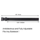 Tactical Buttstock Sling Adapter Mount Attachment With D-ring For Rifle Shotgun