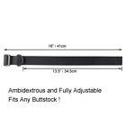 Tactical Buttstock Sling Adapter With D Ring Rifle Gun Strap Heavy Duty Sling