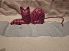 Oaxaca Mexico Folk Art Hand Carved Wooden Cat Figurine Signed By Jesus Melchor 