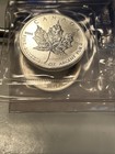 1989 Canada 1 Oz   9999 Silver Maple In Rcm Plastic Gem Unc -  Combined Shipping