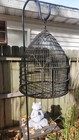 Unique Antique Double Wire Iron Chinese Domed Birdcage