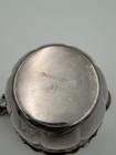 Vintage Wm Rogers Silverplate Scalloped Melon Sugar Bowl 633 Gold Wash