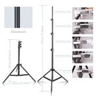 Selfie Light Tripod 1 4 Screw Head Photography Stand Trepied For Photo Studio
