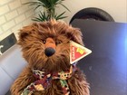 Vtg Dakin Applause Scrappy The Brown Bear Plush 15  Stuffed Animal-new 