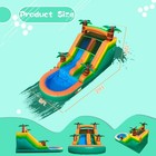 21x9ft Commercial Inflatable Water Slide For Adults Kids With Splash Pool blower