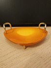 Vintage Antique Egg Yolk Amber Color Butterscoth Bakelite Catalin Stand Part 75g