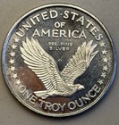 1986 Vintage Standing Liberty Silver 70th Anniversary 1 Oz 999 Silver Round
