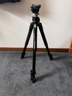 Manfrotto 190x Prob Aluminum Camera Tripod W  Pan tilt Head