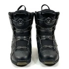 Dc Shoes Emblem Boys Snowboard Boots Size 4 Kids Camouflage On Black Boa Lacing