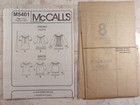 Mccalls 5401 Blouse Off Shoulder Elastic Peasant Sz 10 12 14 16 18 Uncut Pattern