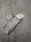 Antique Civil War Era Spectacles Eye Glasses With Rim Org Case