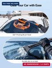 Astroai 46  Extendable 2-in-1 Snow Brush   Ice Scrapers For Car Windshield