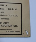 Vntg 1956 Miles City Bucking Horse Sale Rodeo Poster 6th Annual Montana Original