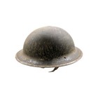 Ww2 1942 Canadian Cl c Mkii Helmet - Tan Overpaint    Vet Named