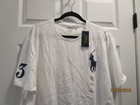 Polo Ralph Lauren Men s Classic Fit Jersey Big Pony White  3  T-shirt Size Xxl