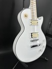 Us Warehouse Lp White Electric Guitar Mahogany Body Maple Fingerboard Hh Pickup