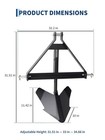 3 Point Quick Hitch Middle Buster subsoiler   Ditch Buster For Garden   Farm Use