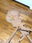 Antique Star Brand Steelyard Balance Scale Cast Iron 3-hook Weight Usa 1800s