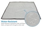 Waterproof Pet Fleece Blanket Throw Soft Warm Sherpa Dog Cat Puppy 80 x60 