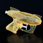 Vtg Park Transparent Orange  Plastic Water Pistol Space Gun