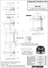 Fsa No 44e Integrated Headset  1-1 8  To 1-1 4  Tapered  Od 47mm 52mm