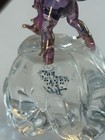 Vintage Hand Blown Glass Unicorn Signed By Artist And Dated 1985